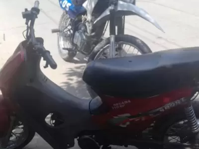 Moto secuestrada en San Pedro
