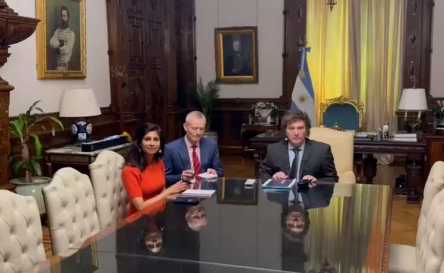 milei subdirectora fmi gita ggopinath