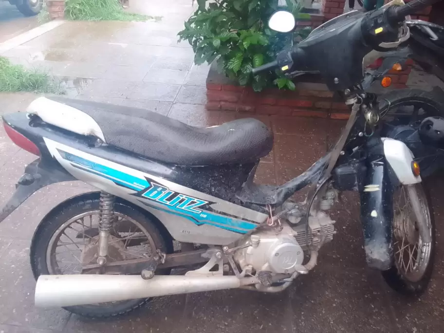 Detenido con una moto robada en Libertador