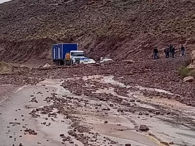 Sedimentos en la Ruta 52