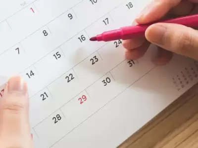 Calendario de feriados - vertical