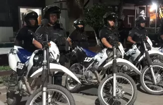 Policía motorizada San Pedro