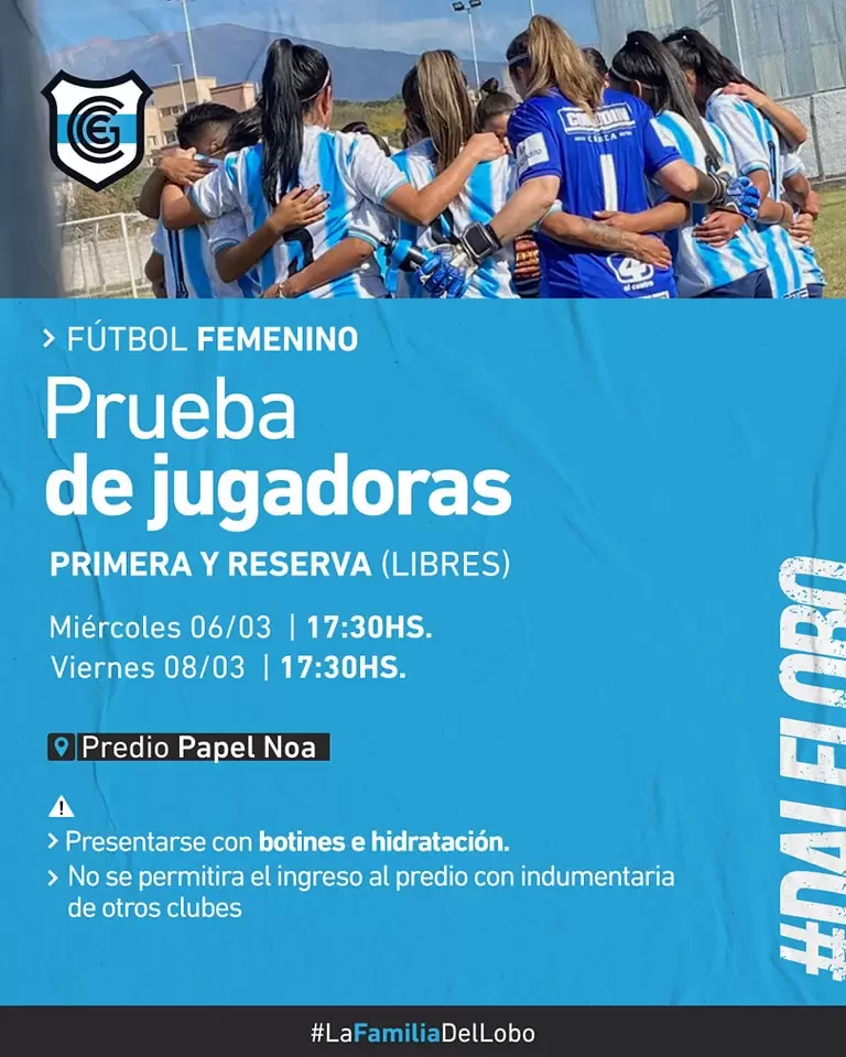 prueba jugadoras