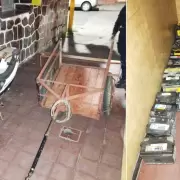 Jujuy: demoraron a dos personas por transportar un carro con ms de 10 bateras vehiculares de dudosa procedencia