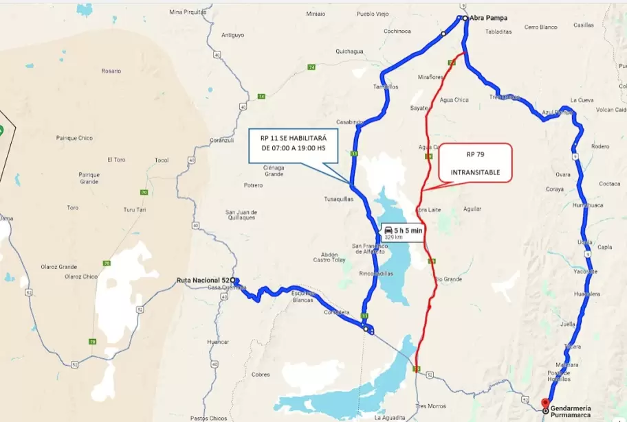 mapa de rutas