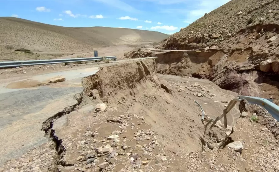 ruta nacional 52 cortada