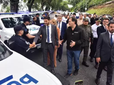 Pullaro recibi� los m�viles policiales que envi� Kicillof