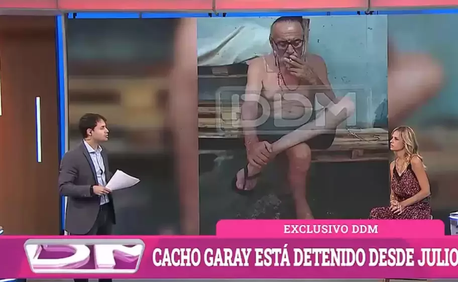 Cacho Garay en la carcel