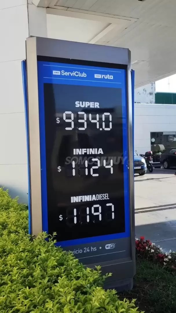 Nuevo precios de los combustibles