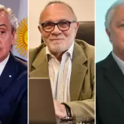 Alberto Fernndez, Alberto Pagliano y Hctor Martnez Sosa