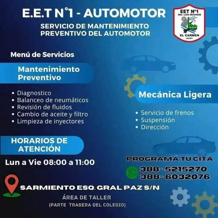 EET 1 servicios de mecanica