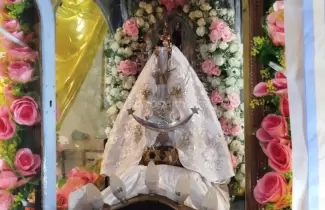 virgen de punta corral en tumbaya