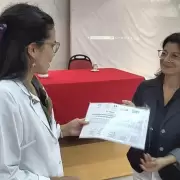 Se entregaron los certificados de la capacitacin organizada por la Fundacin Hospital de Nios