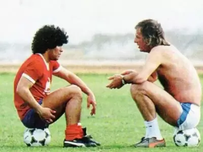Menotti y Maradona