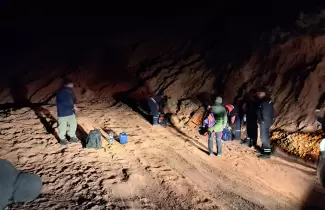 Un hombre desbarranc y cay 6 metros en Huacalera: fue rescatado