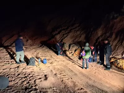 Un hombre desbarranc y cay 6 metros en Huacalera: fue rescatado
