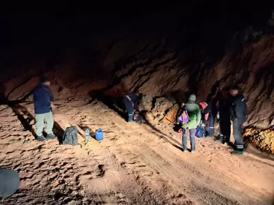 Un hombre desbarranc� y cay� 6 metros en Huacalera: fue rescatado