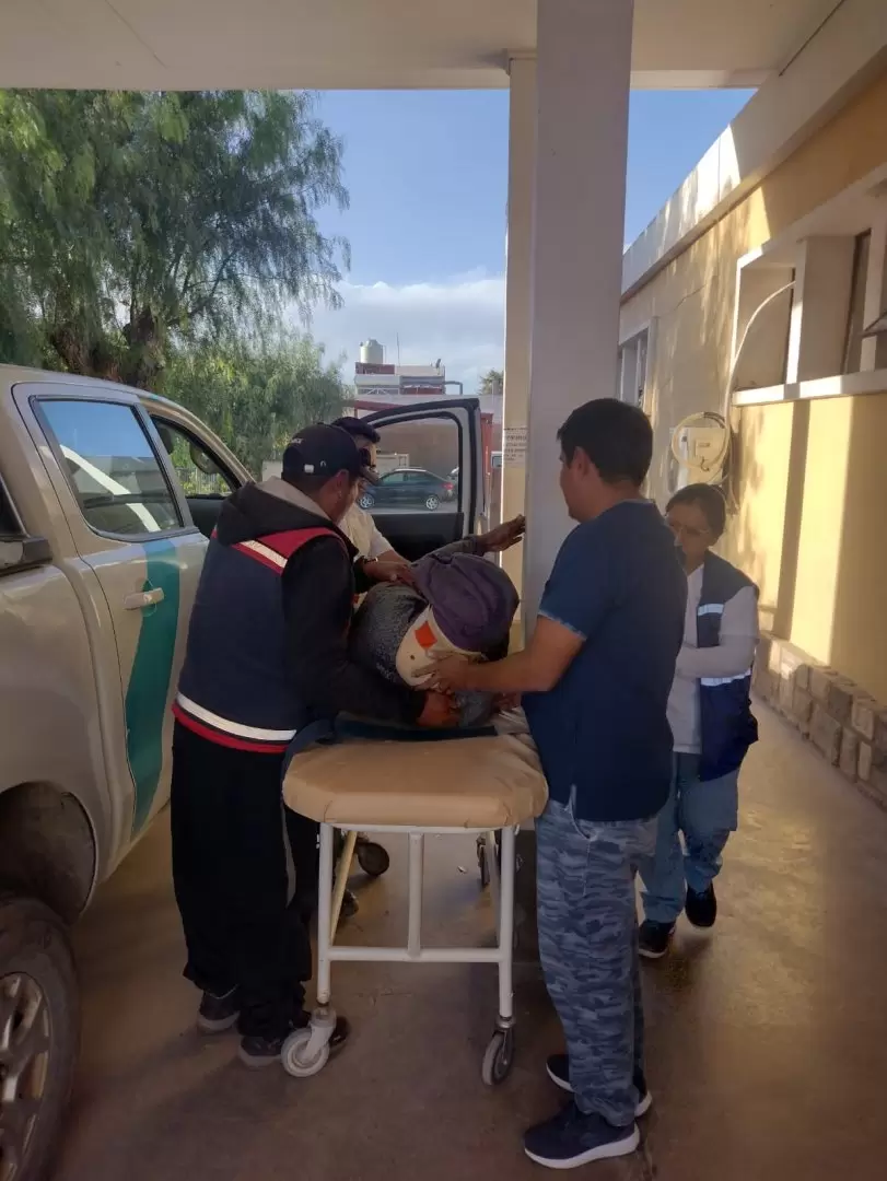 Un hombre desbarrancó y cayó 6 metros en Huacalera: fue rescatado