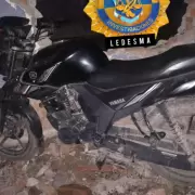 Recuperaron una moto robada del interior de una casa en Ledesma