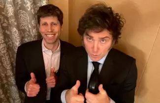 Javier Milei se reuni� con el CEO de Open AI, Sam Altman