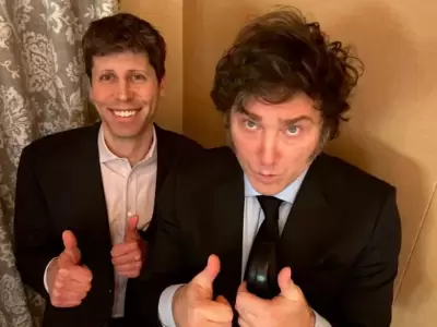 Javier Milei se reuni con el CEO de Open AI, Sam Altman