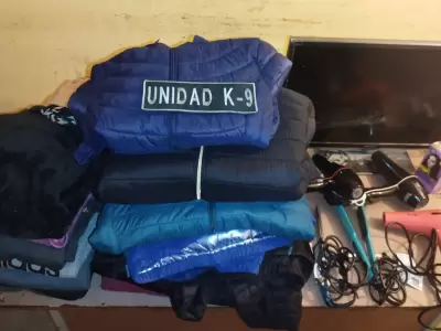 Robaron diversos elementos de un domicilio y emprendieron la fuga