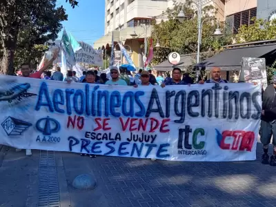 Aerolneas reclamo en Jujuy