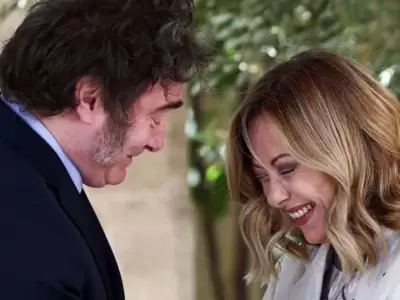 Giorgia Meloni y Javier Milei