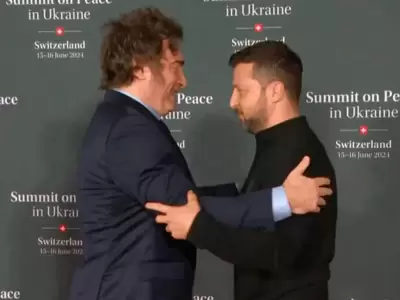 Javier Milei y Volod�mir Zelenski