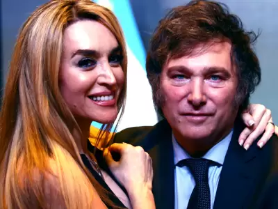 F�tima Florez y Javier Milei