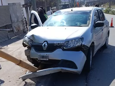 Accidente sobre Colectora de Ruta 9