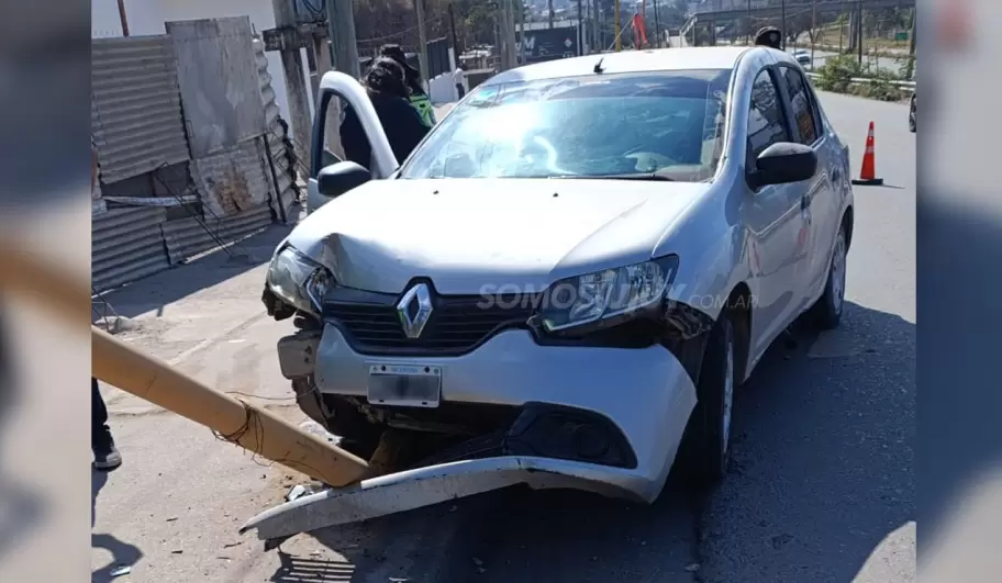 Accidente sobre Colectora de Ruta 9