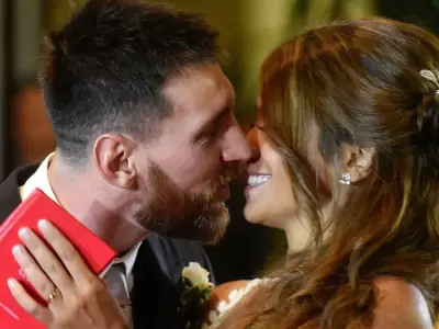 Leo Messi y Antonela Roccuzzo