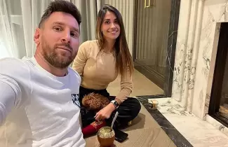 Leo Messi y Antonela Roccuzzo