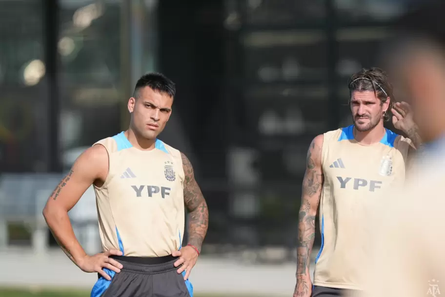 Selección Argentina - Copa América - Lautaro Martínez y Rodrigo De Paul