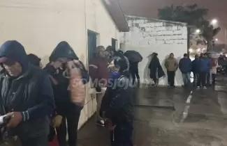 filas para comprar pan