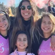 Campeonas!: la emocin de Cinthia Fernndez y Matas Defederico tras el triunfo de sus hijas