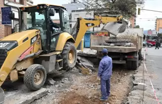 Repavimentacin de calle Patricias Argentinas