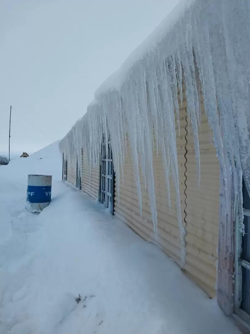 Frío extremo en Santa Cruz: ríos congelados, trabajadores atrapados por la nieve y temperaturas de hasta 25 grados bajo cero