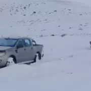 Tragedia en Santa Cruz: en medio del temporal de nieve, encontraron muerto a un hombre de 80 años