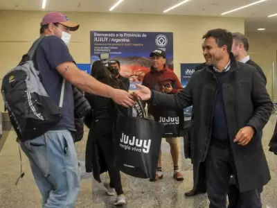 bienvenida a turistas