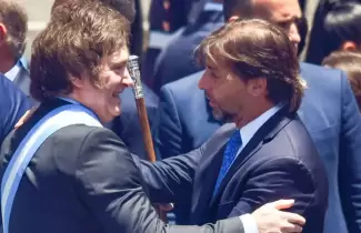 Javier Milei y Luis Lacalle Pou