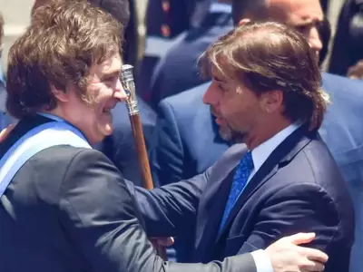 Javier Milei y Luis Lacalle Pou