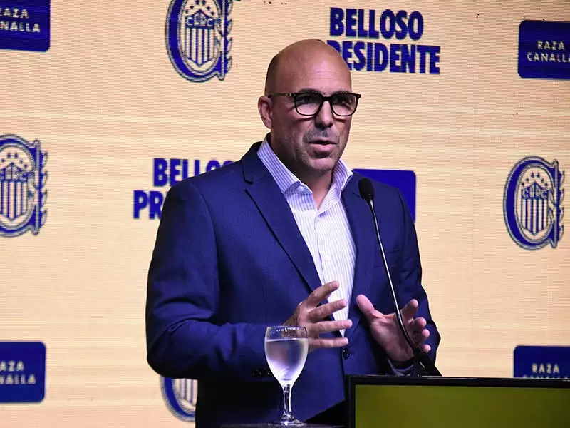 Gonzalo Belloso - presidente de Rosario Central