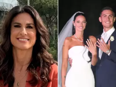 Gabriela Sabatini con Oriana y Paulo Dybala