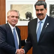 Alberto Fernndez y Nicols Maduro