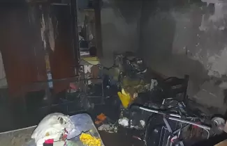 Incendio de una vivienda en Alto Comedero