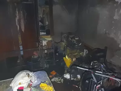 Incendio de una vivienda en Alto Comedero