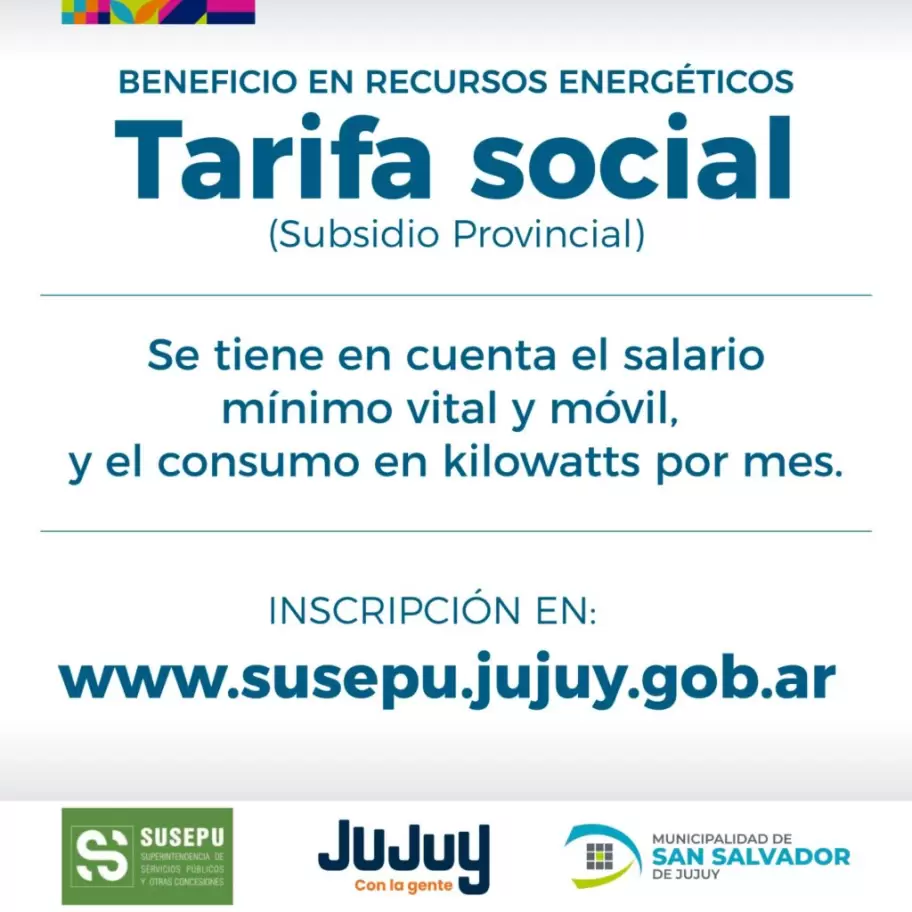 Tarifa social provincial