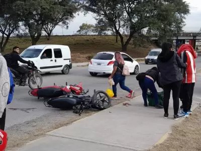 Siniestro vial en el ingreso a Palpal